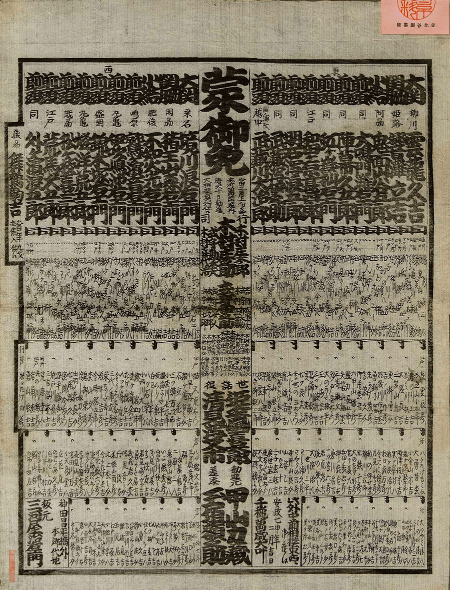 Ekoin Honbasho Banzuke